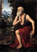 LUINI, Bernardino The Penitent St Jerome oil on canvas